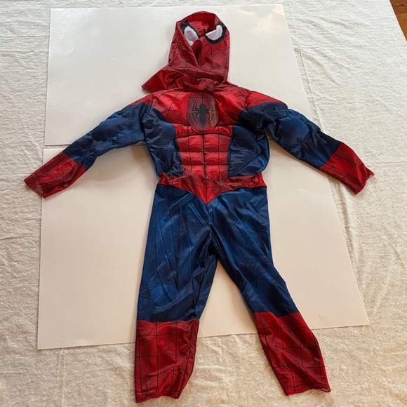 Marvel Other - Spider-Man Marvel Kids Red and Blue Costume With Hood Size Small
